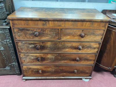 Lot 1578 - XIX Century Mahogany Chest of Drawers, with...