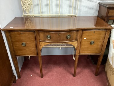 Lot 1560 - George III Style Mahogany Serpentine Shaped...