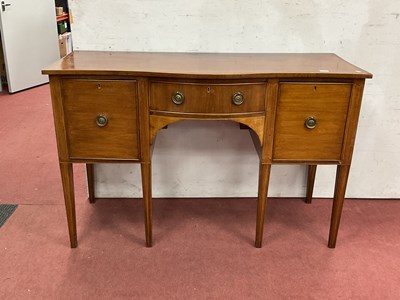 Lot 1545 - George III Style Mahogany Serpentine Shaped...