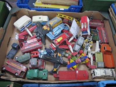 Lot 1147 - A collection of diecast toy cars and planes to...