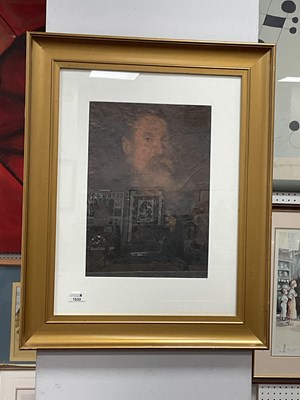 Lot 1532 - Portrait Study of 'Thomas Moore' Oil Painting,...