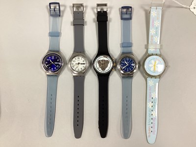 Lot 243 - Swatch; A Collection of Modern Wristwatches,...