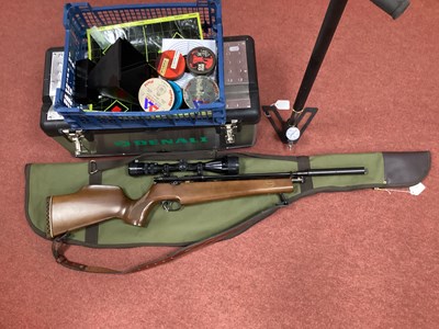 Lot 496 - Falcon SWP 2700psi PCP -22 Air Rifle, fitted...