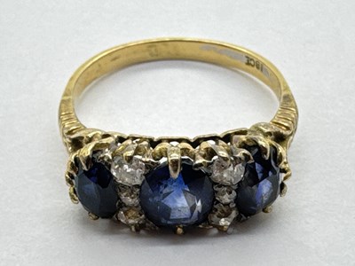 Lot 64 - A Vintage Diamond and Stone Set Dress Ring,...
