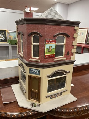 Lot 1579 - Model of The Muldoon Arms Pub, with some...
