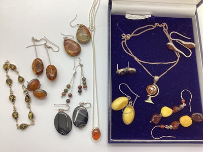 Lot 194 - An Assortment of "925" and Other Jewellery, to...