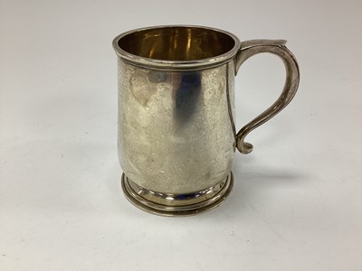 Lot 683 - British Army Hallmarked Silver Tankard,...