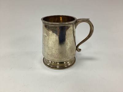 Lot 677 - British Army Hallmarked Silver Tankard,...