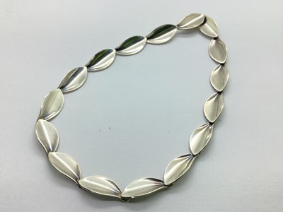 Lot 134 - Aarre & Krogh; A Danish Sterling Necklace, of...