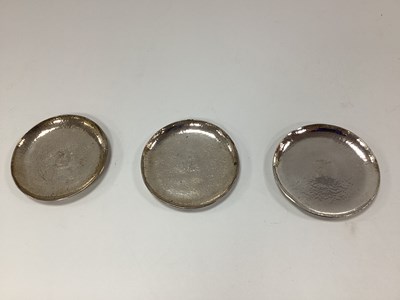 Lot 673 - British Army Hallmarked Silver Ash Tray,...