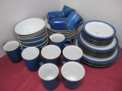 Lot 1187 - Denby 'Imperial Blue' Dinnerware, comprising...
