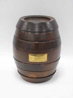 Lot 1429 - A Remy Martin Cognac Oak Barrel Game...