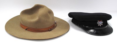 Lot 1356 - A Christie's of London RCMP Mounties Hat, with...