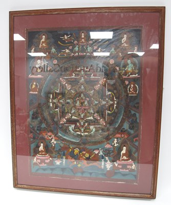Lot 1348 - Asian School, tropical and figural garden...