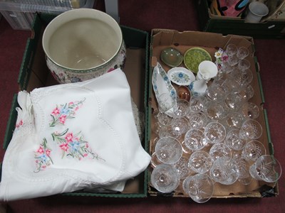 Lot 1117 - Tudor and Other Drinking Glasses, Wedgwood...