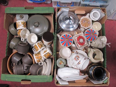Lot 1102 - Sadler Novelty Teapots (4), chrome-cased...