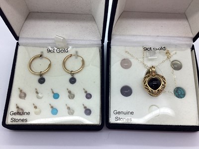 Lot 129 - A Modern 9ct Gold Heartshape Hinged Basket...