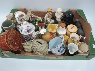 Lot 1002 - Money Boxes including Star Wars, two pence,...