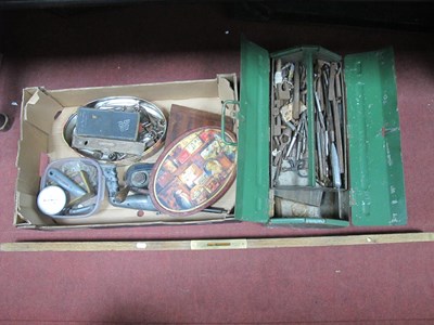 Lot 1123 - Rabone Spirit Level, Rawlplug Hammer, Calliper,...
