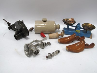 Lot 1479 - The Rapid Marmalade Cutter, Spong mincer,...