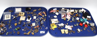 Lot 1286 - An Assortment of Modern Earrings, to include...