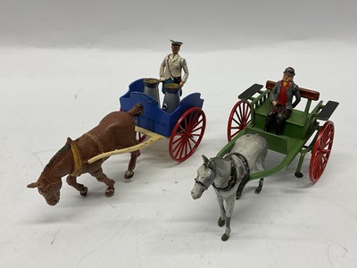 Lot 865 - A Britain's Lead Farmers Gig, complete with...