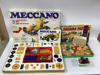 Lot 696 - A Meccano 1970s Motorised No 5 Construction...