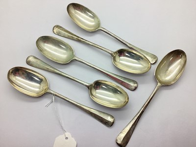 Lot 4 - A Set of Six Hallmarked Silver Hanoverian...