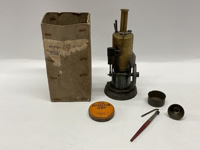 Lot 789 - A Mid XX Century Toy Shop Steam Vertical Steam...