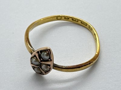 Lot 55 - A 22ct Gold Slim Wedding Band, with applied...