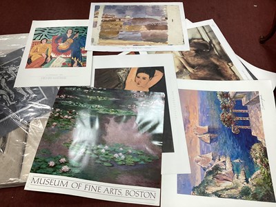 Lot 1543 - Quantity of Framless Prints, lithographs,...
