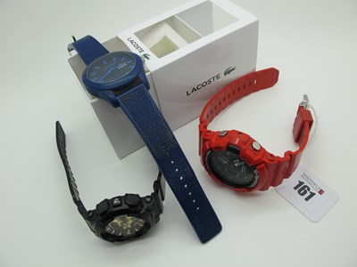 Lot 161 - Casio; A Modern G-Shock Wristwatch, 5229, red...