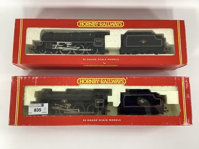 Lot 835 - Two boxed Hornby 00 gauge "Black Five"...