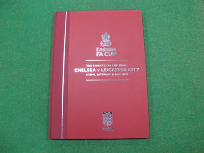 Lot 621 - Hardback 2021 FA Cup Final Leicester City v....