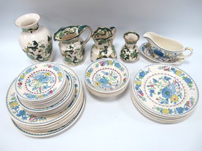 Lot 1191 - Mason's 'Regency' Table Pottery of approx 38...