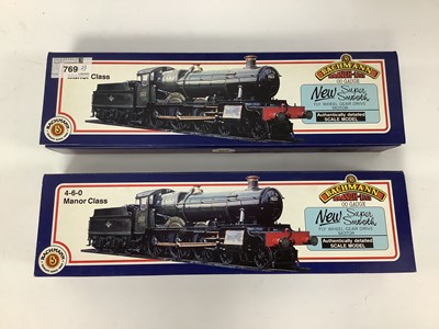 Lot 769 - Two boxed Bachmann OO gauge "Manor" class...