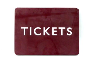 Lot 303 - Railwayana - A British Railway Maroon Enamel...