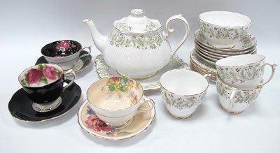 Lot 1167 - Paragon (2) and Royal Albert Floral Cups and...