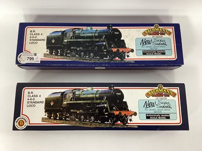 Lot 795 - Two boxed Bachmann 00 gauge BR standard 4MT...
