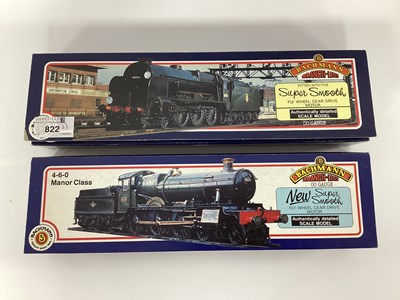 Lot 822 - Two boxed Bachmann 00 gauge 4-6-0 locomotives:...
