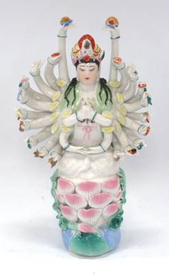 Lot 1349 - Chinese Goddess of Mercy Thousand Hand, Guan...