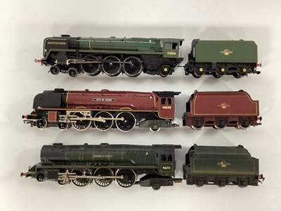 Lot 581 - Three Hornby 'OO' Gauge/4mm Unboxed 4-6-2...