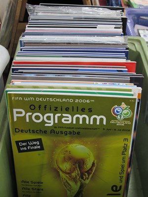 Lot 611 - European Final Football Programmes, from the...