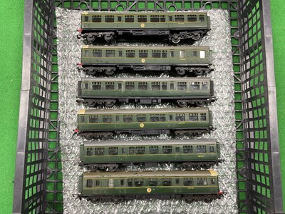 Lot 483 - Two unboxed Triang TT three-car Diesel...