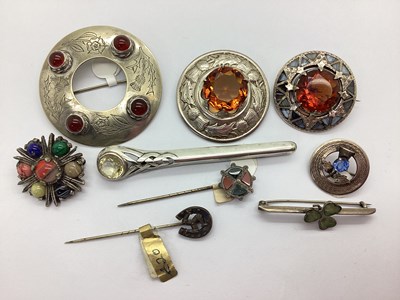 Lot 181 - A Collection of Celtic Style Brooches, to...