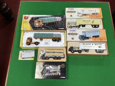 Lot 499 - Four Corgi 1:50 Scale Diecast Model Commercial...