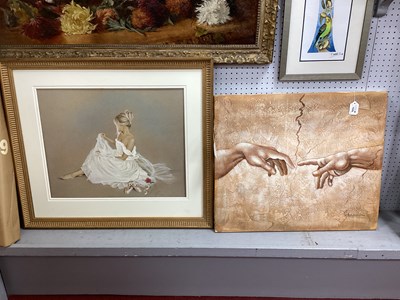 Lot 1526 - Kay Boyce Blond Haired Lady Wearing Wedding...
