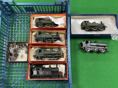 Lot 473 - Six kit-built 00 gauge tank engines, mainly...