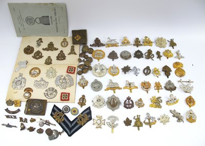 Lot 461 - British Army Cap Badges, including Royal Scots,...
