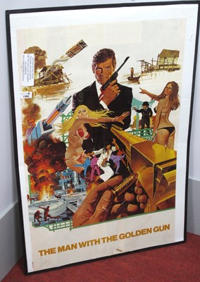 Lot 1389 - The Man with the Golden Gun folding poster...